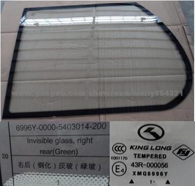 Right Rear Green Glass For KINGLONG YUTONG HIGER GOLDEN DRAGON Buses