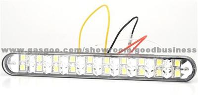 White Slim Design 12-Led Daytime Running Light
