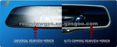 3.5 Inch Honda Rearview Mirror Monitor With Video Parking Sensor And Lcd Auto Dimming AK-035LA For Volkwagen Passat Bora Jetta Polo Skoda Santana