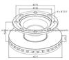 Bergische - Achsen Brake Discs 0308834030 For Disc Brakes Bus And Truck