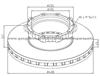 Volvo Brake Discs 3112965 For Disc Brakes Bus And Truck