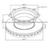 Sauer Achsenfabrik Brake Discs 4079000400 For Disc Brakes Bus And Truck