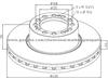 Sauer Achsenfabrik Brake Discs 4079000500 For Disc Brakes Bus And Truck