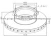 Man Brake Discs 81508030009 For Disc Brakes Bus And Truck