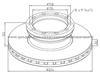 Man Brake Discs 81508030010 For Disc Brakes Bus And Truck