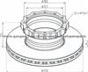 MAN Brake Discs 81508030061 For Disc Brakes Bus And Truck