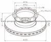 MAN Brake Discs 81508030062 For Disc Brakes Bus And Truck