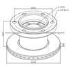 Iveco Brake Discs 1904693 For Disc Brakes Bus And Truck