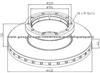 Mercedes Benz Brake Discs 6274210012 For Disc Brakes Bus And Truck