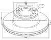 Mercedes Benz Brake Discs 9434210312 For Disc Brakes Bus And Truck