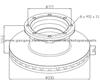 Mercedes Benz Brake Discs 9704230212 For Disc Brakes Bus And Truck