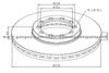 Rvi Brake Discs 5010216433 For Disc Brakes Bus And Truck