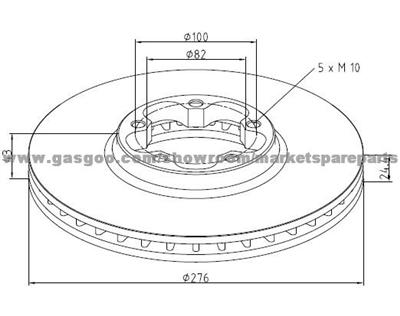 Ford Brake Discs 4395257 For Disc Brakes Bus And Truck