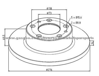 Iveco Brake Discs 2991646 For Disc Brakes Bus And Truck