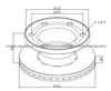 RVI Brake Disc 5010 260101 For Disc Brakes Bus And Truck