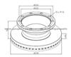 Meritor Or Ror Brake Disc 21225115 For Disc Brakes Bus And Truck