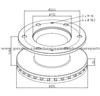 Neoplan Brake Disc 080161600 For Disc Brakes Bus And Truck