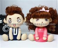 2×Cute Shaking Doll Mocmoc Car Decoration(Girl,Boy)8 Style To Choose