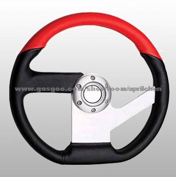 Leather Steering JLL-050