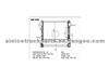 BENZ RADIATOR 2205001403