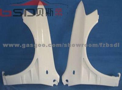 Fiber Glass Fender For 03-06 Mitsubihi Evo Drift Style