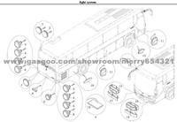 KING-LONG BUS PARTS Light Lamp SYSTEM