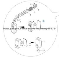 Rearview Mirror For Kinglong Bus Parts