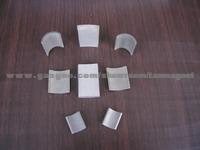 SmCo Magnet Arc / Sector / Tile Shape