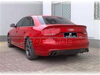 PU Audi A4 B8 S4 Look Rear Bumper Diffuser