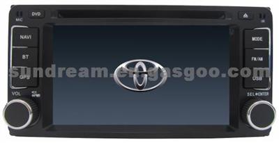 Car DVD and GPS unit with Radio/TV/BT/IPOD