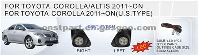 LED Fog Lamp TOYOTA COROLLA ALTIS 2010~ON/TOYOTA COROLLA 2010~ON Chrome Cover