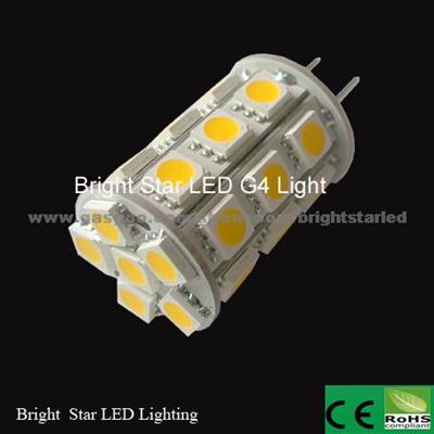 4W LED G4 With 27pcs 5050SMD And 360 Degree View Angle