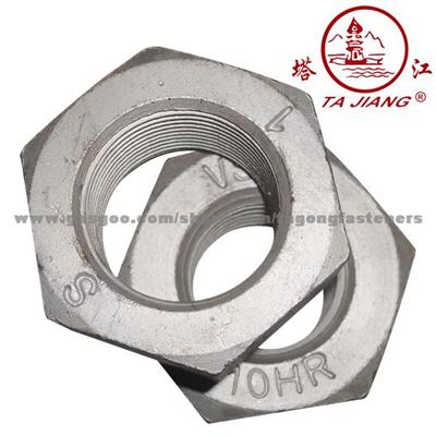 DIN6915 High Strength Large Nuts For Construction With HDG