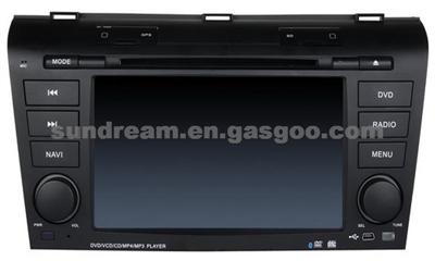 2 Din Car DVD Player With GPS For MAZDA3