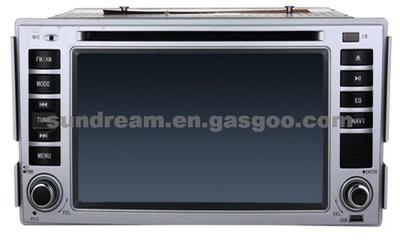 OEM 2 Din Car DVD Unit With GPS For Hyundai Santafe