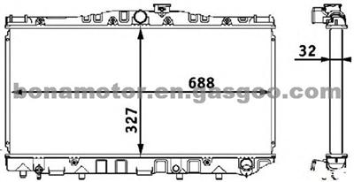 Radiator TOYOTA Corona CT170 16400-64060