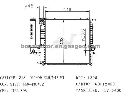 Radiator BMW 1723898