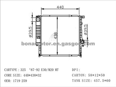 Radiator BMW 1719259