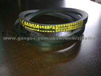 Black Classical Wrapped V Belt