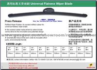 flatness wiper blade