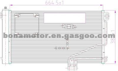 Condenser BENZ 2035001054