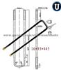 Square Bend U Bolt And Nuts 16*103*L