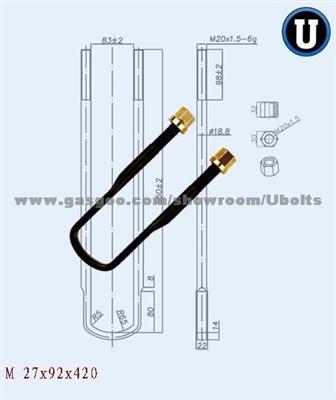 U-Bolt And Nuts 14*72*260(L)