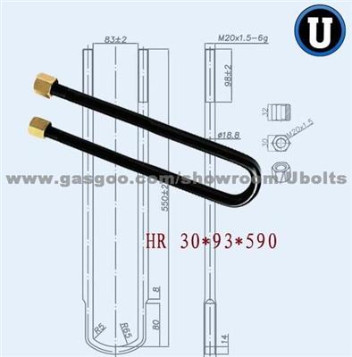 U Bolt For Mercedes Benz Truck M24*102*500(L)