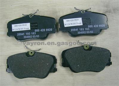 Mercedes Benz W124,W201 Brake Pads OE#000 420 9920