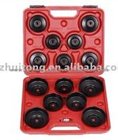 15-Piece Oil Filter Cap Wrench Set