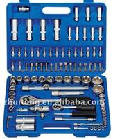 94-Piece 1/4-Inch And 1/2-Inch Metric Socket Wrench Set With Blow Case