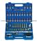 62-Piece 3/8-Inch Standard And Metric Socket And Bit Socket Wrench Set