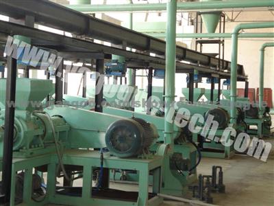 Scraped-Tire-Reclaiming Equipments