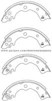 Brake Shoe for Nissan K1185